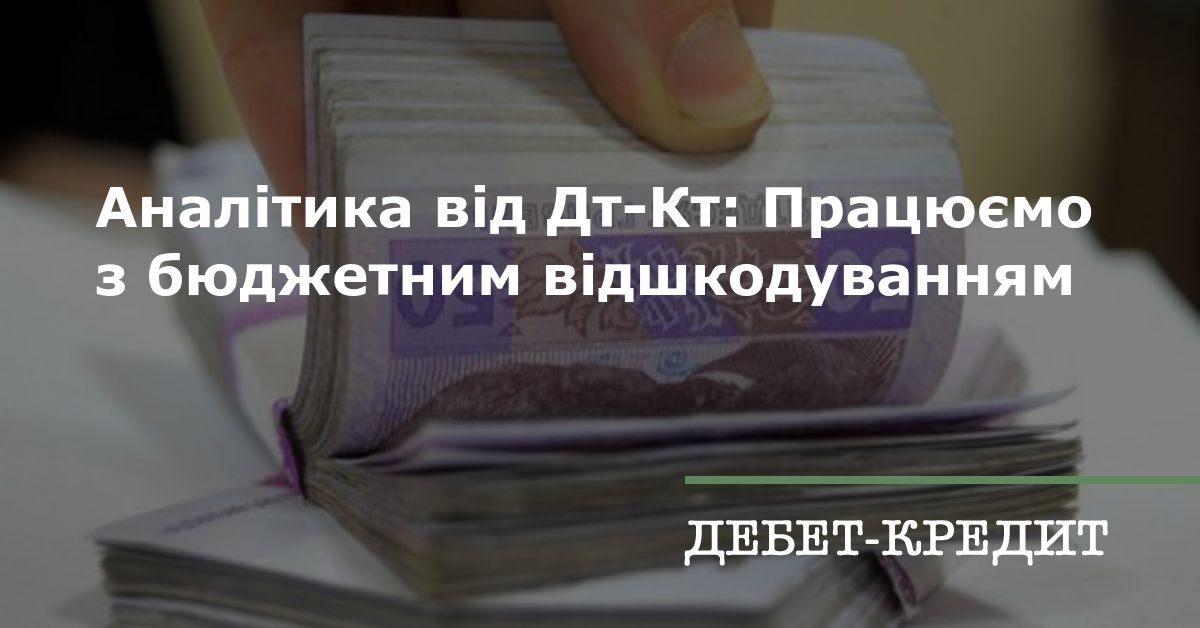 Аналітика від Дт-Кт: Працюємо з бюджетним відшкодуванням