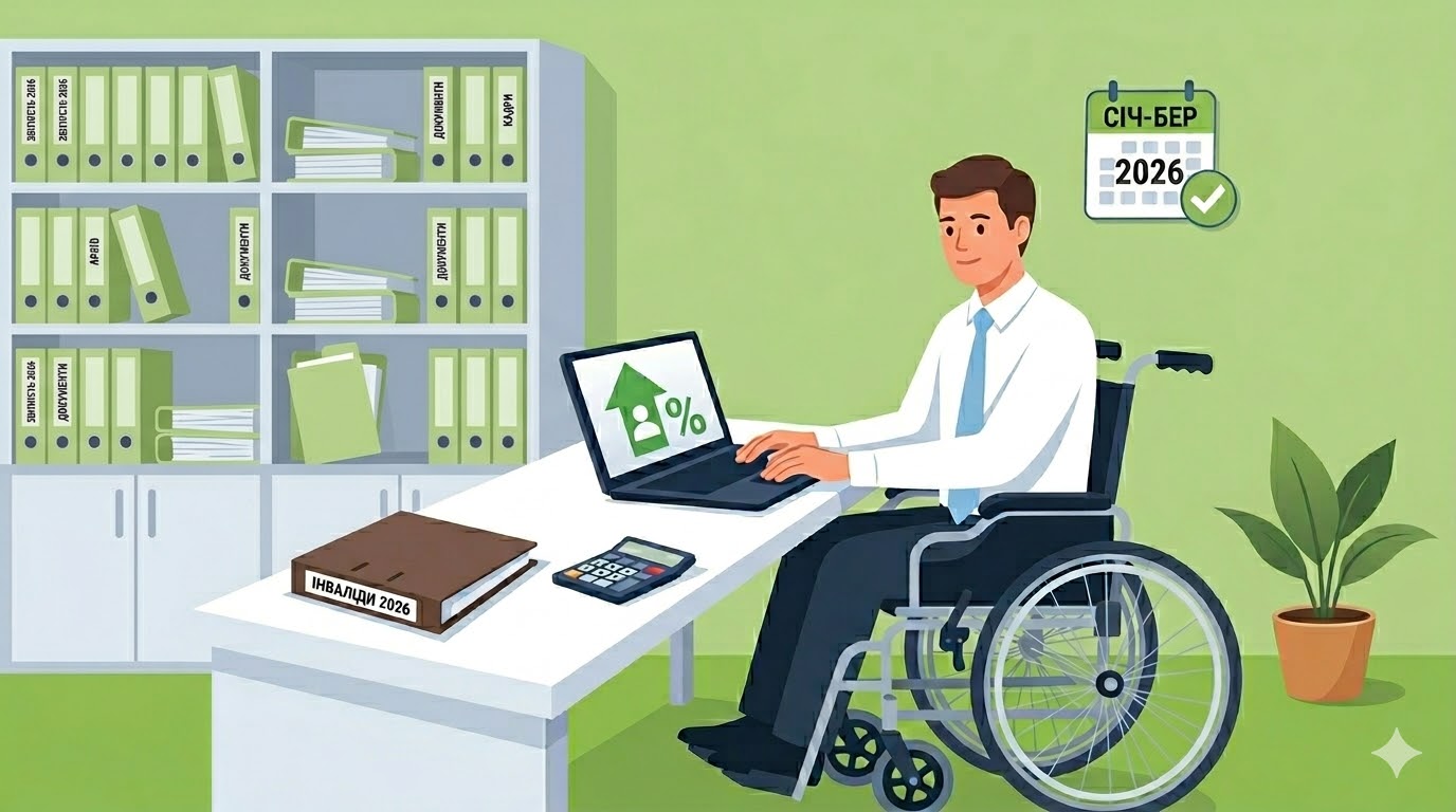 За І квартал 2026 року подаємо звіт про виконання нормативу працевлаштування осіб з інвалідністю! 