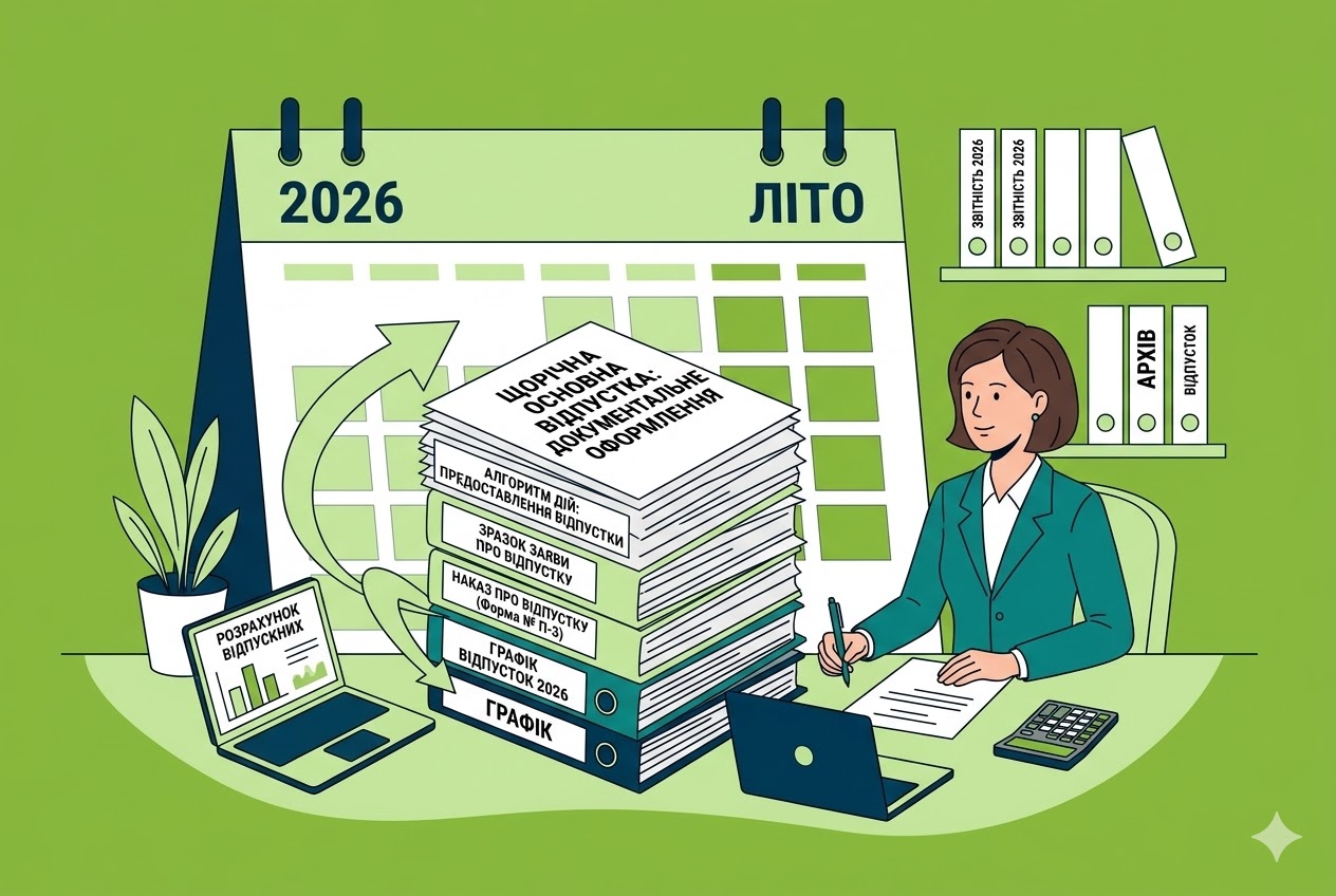 Щорічна основна відпустка у 2026 році: документальне оформлення, алгоритм дій і зразки документів від редакції