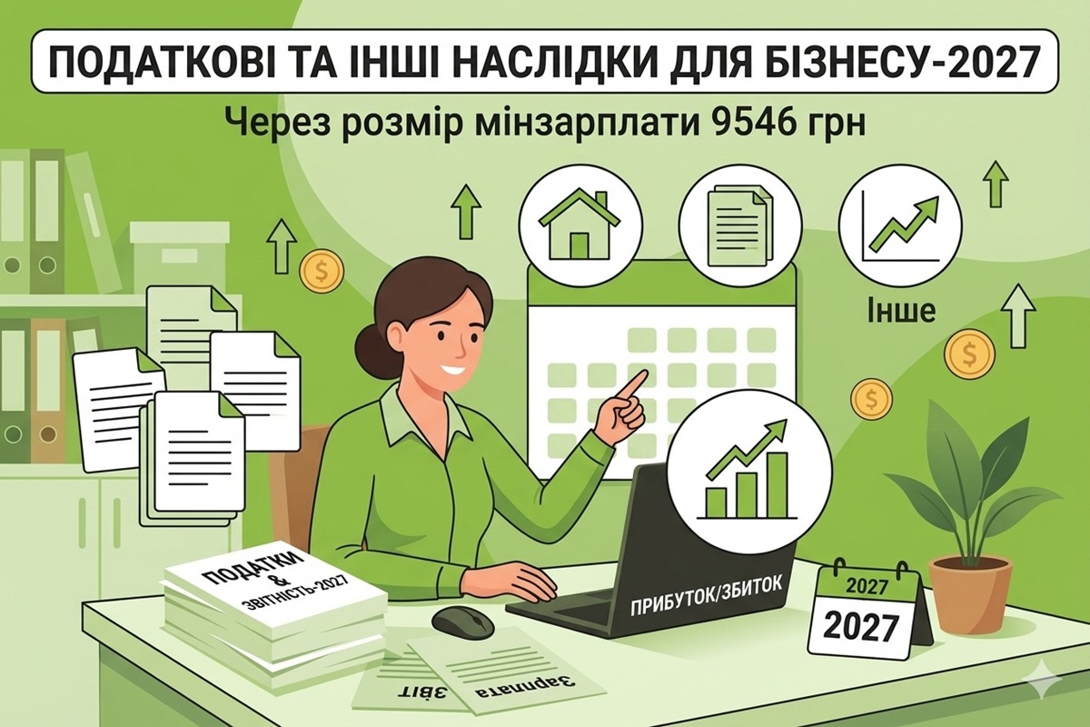 Що зміниться для бізнесу у 2027 р. через нову мінзарплату 9546 грн: зарплати, податки, штрафи, інші наслідки