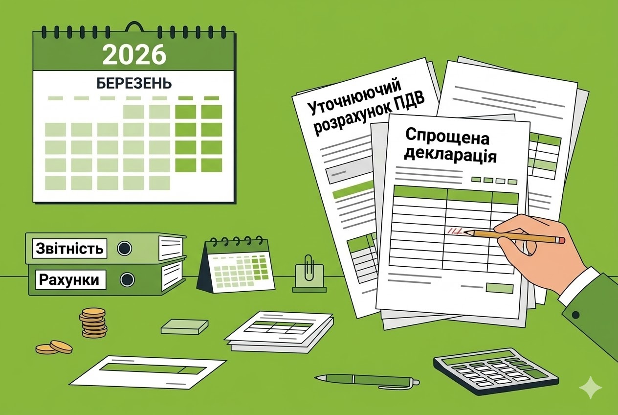 Уточнюючий розрахунок до спрощеної декларації з ПДВ: правила виправлення помилок у 2026 р. і зразок заповнення