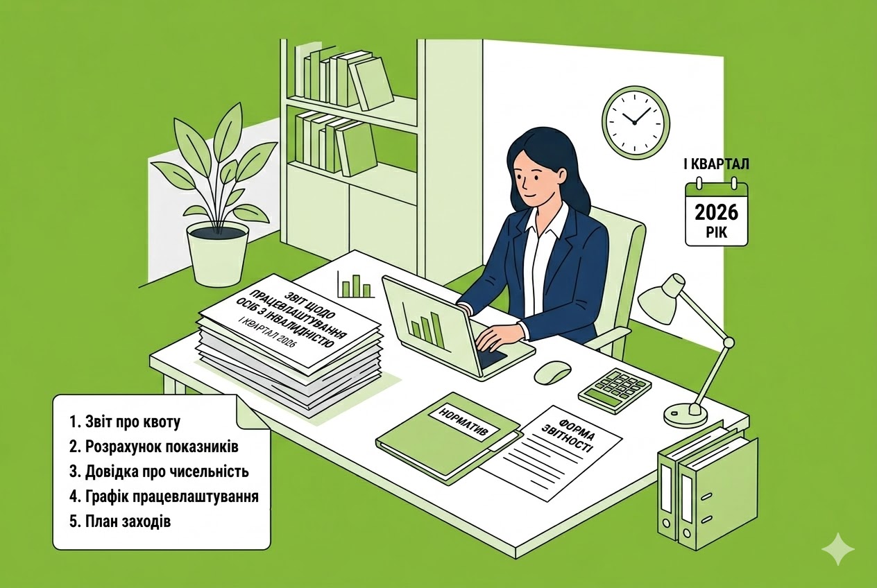 Норматив працевлаштування осіб з інвалідністю за І квартал 2026 року: повний гайд для роботодавців