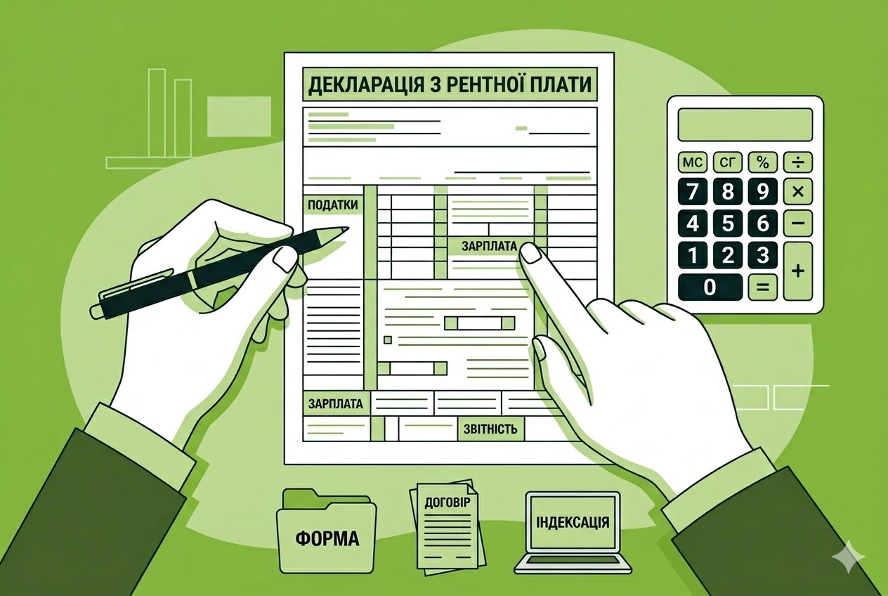 Декларація з рентної плати зміниться та отримає нові додатки: проєкт наказу Мінфіну