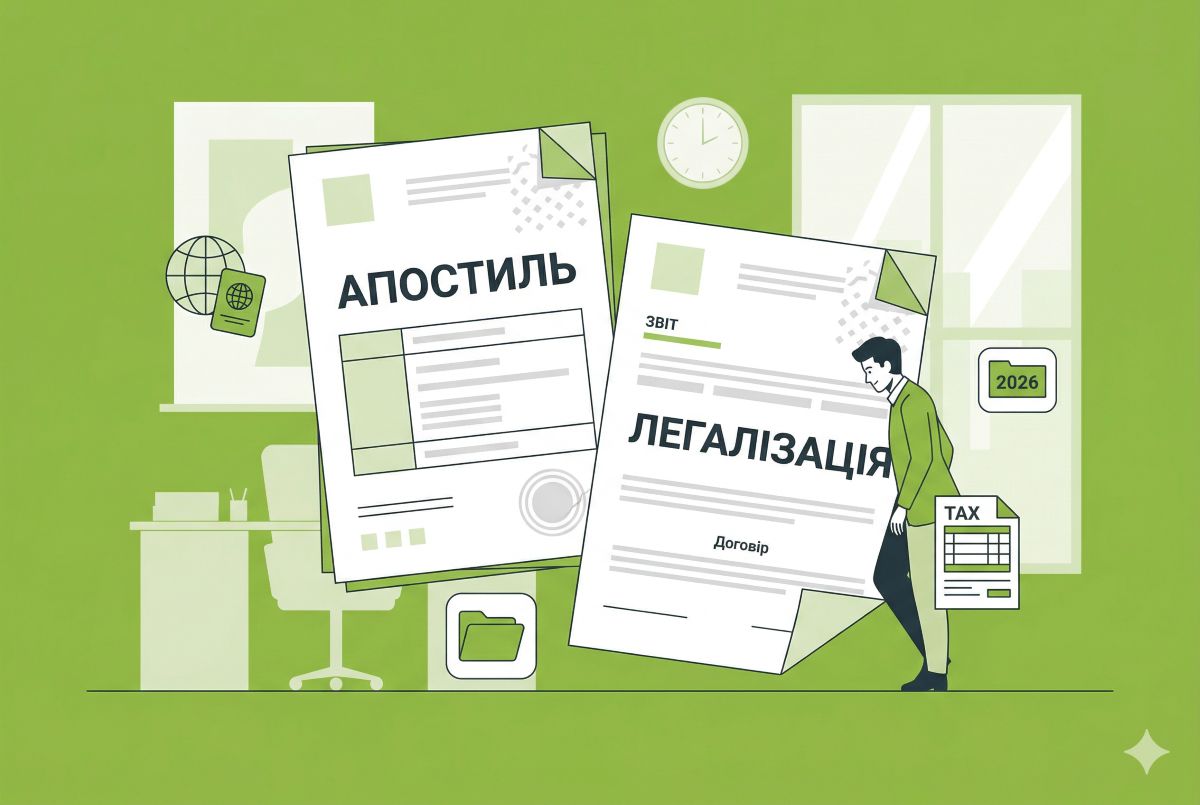 Легалізація іноземних документів у 2026 році під час воєнного стану: апостиль чи консульська легалізація?