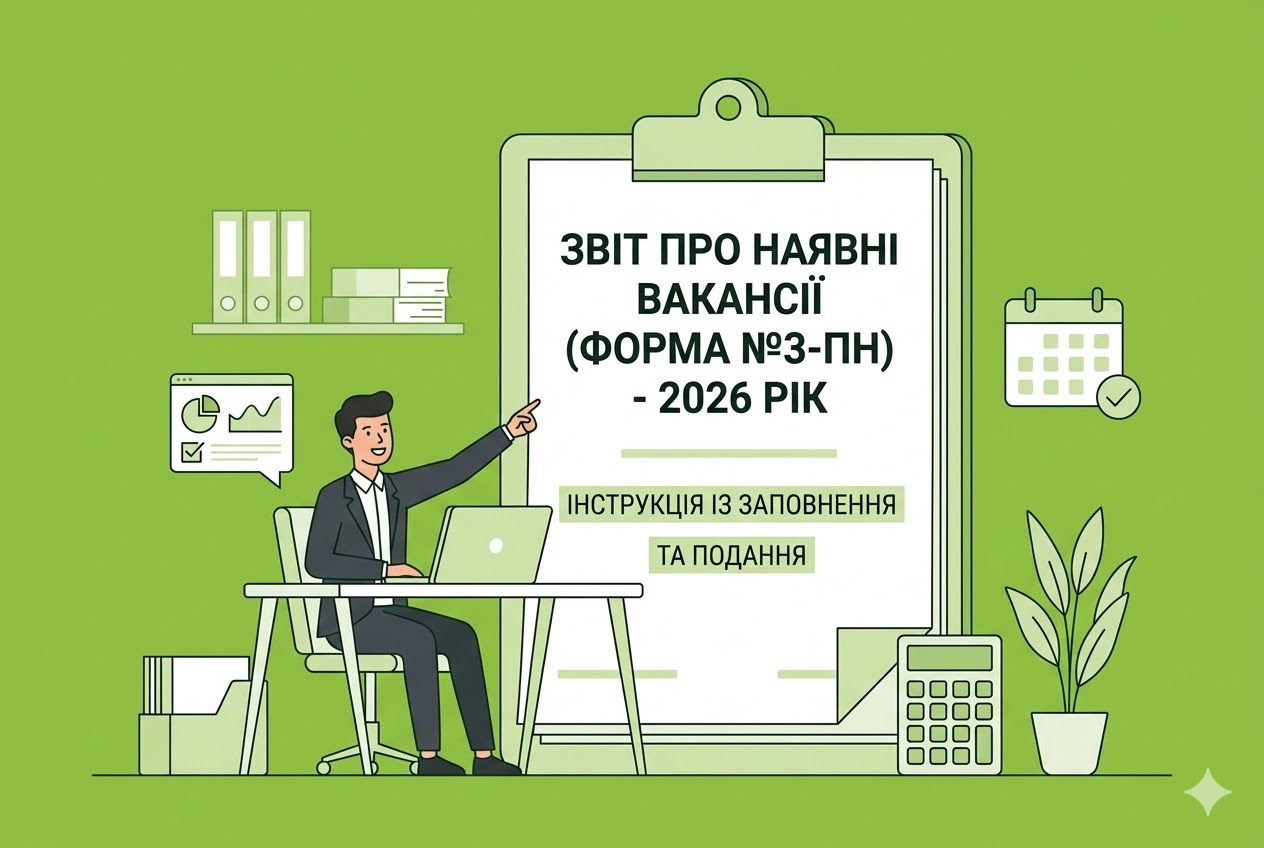 Звіт про наявні вакансії (форма №3-ПН) у 2026 році: інструкція із заповнення та подання