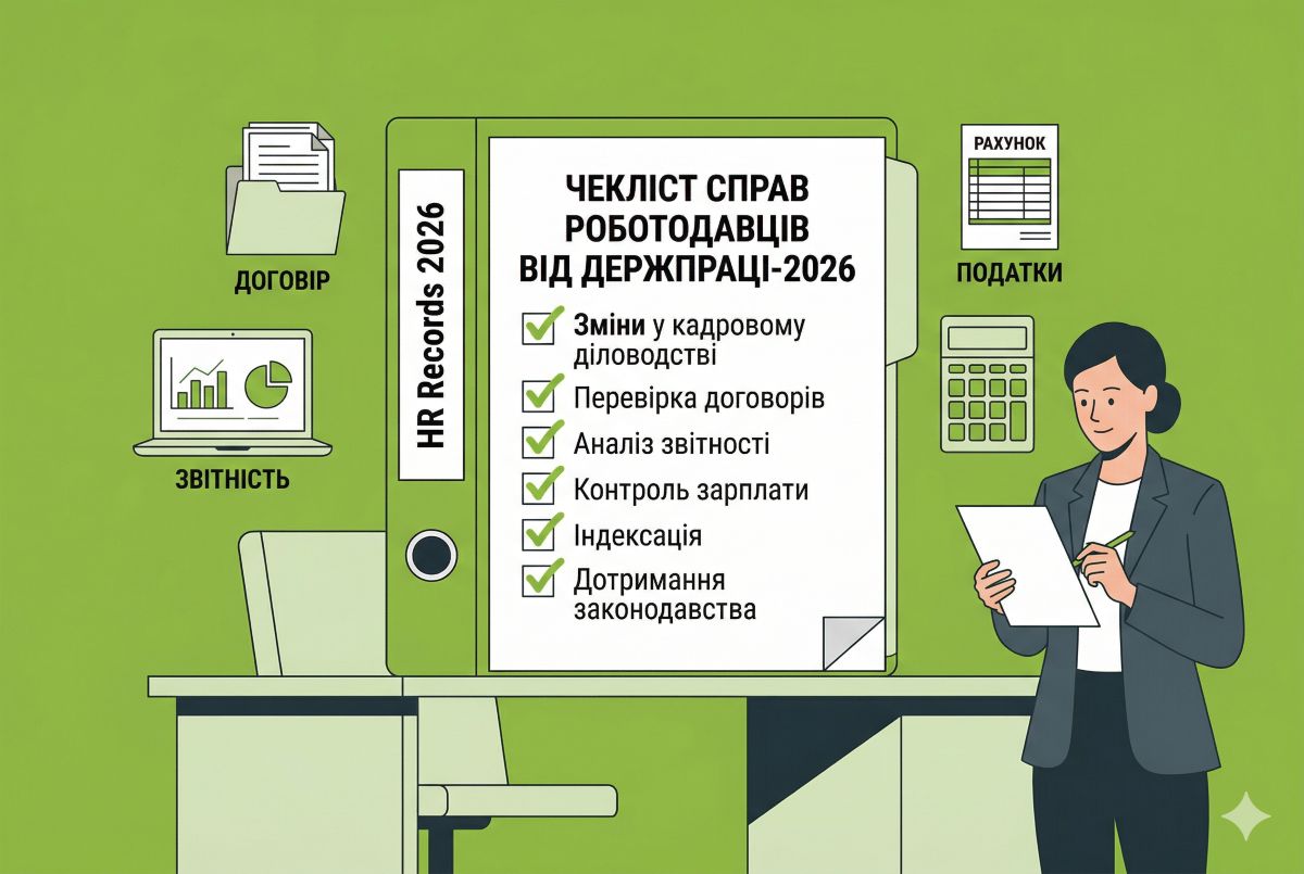 Зміни у кадровому діловодстві-2026: чекліст справ роботодавців від Держпраці