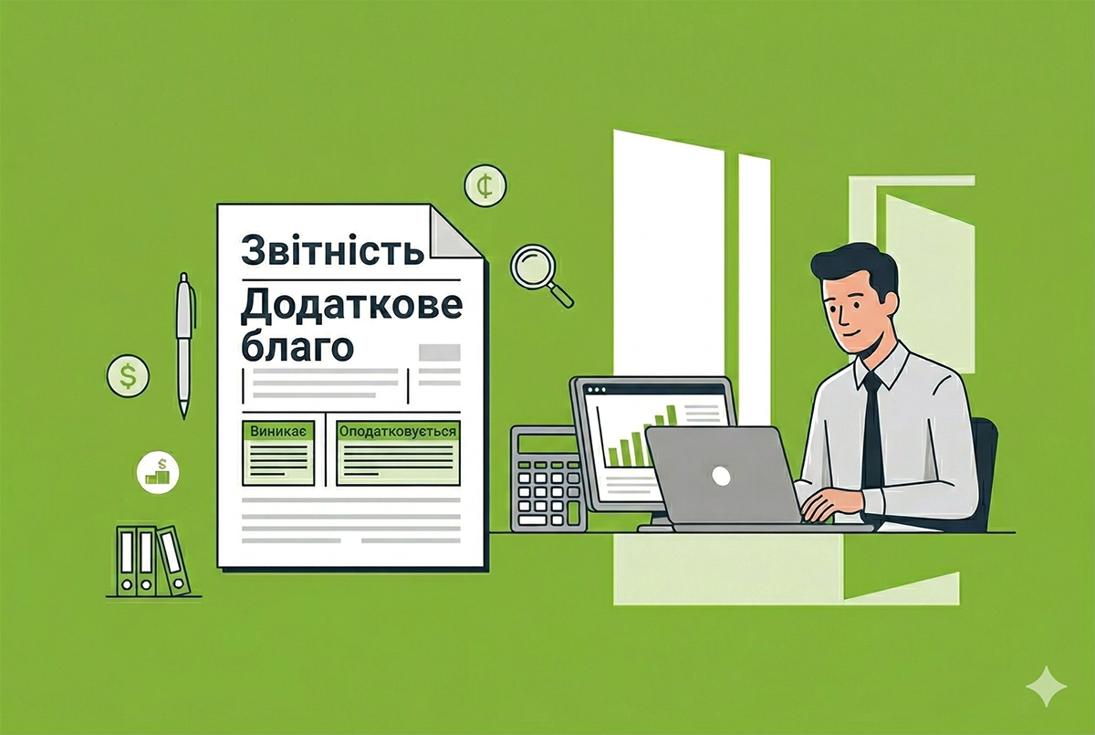 Додаткове благо у 2026 році: коли воно виникає, як оподатковується та відображається у звітності