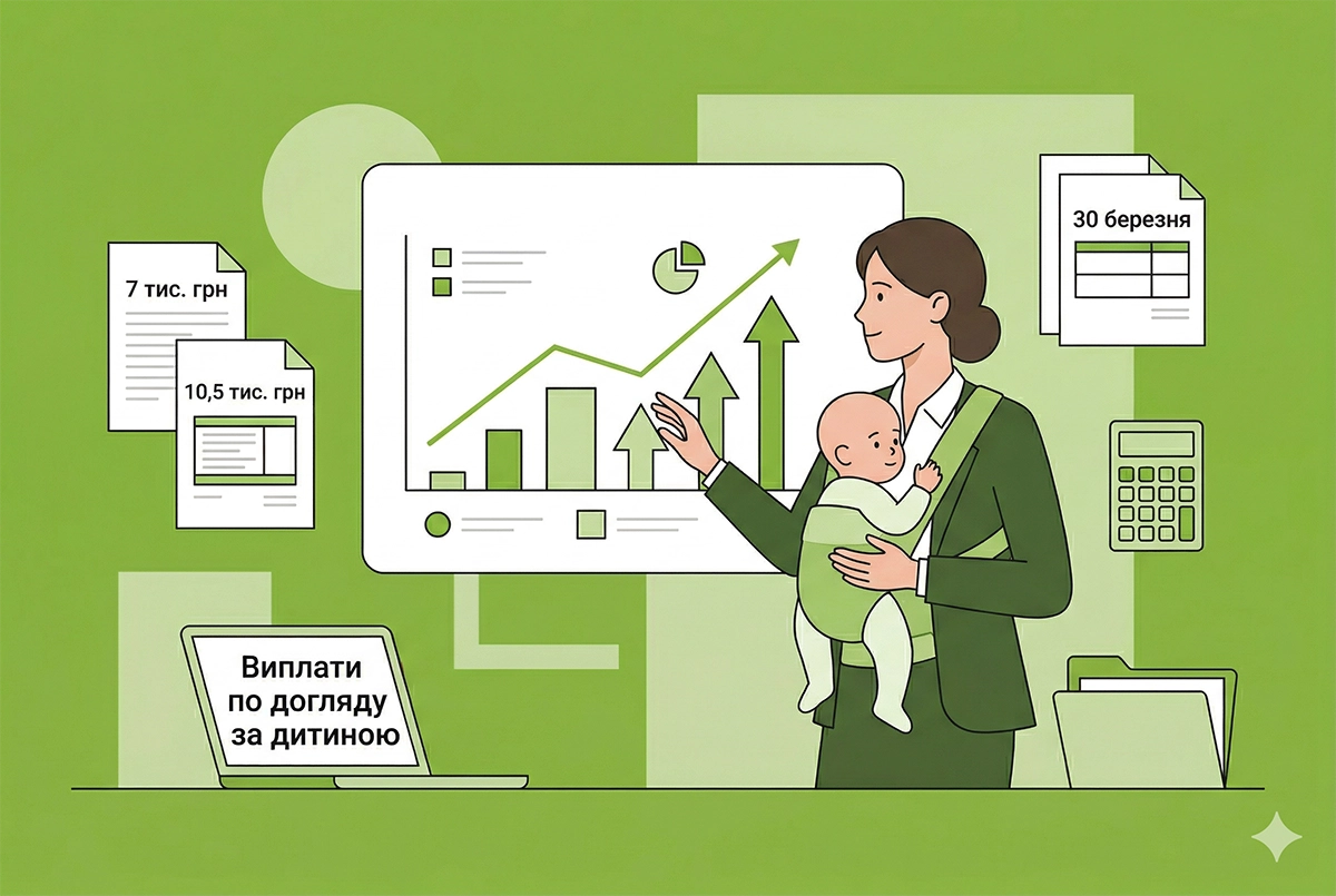 Демографічна підтримка 2026: динаміка виплат по догляду за дитиною станом на 30 березня