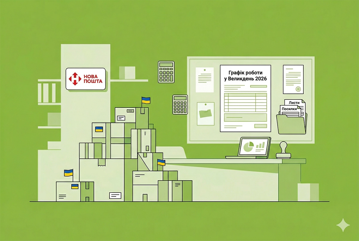 «Нова пошта» показала графік роботи на Великдень 2026 року