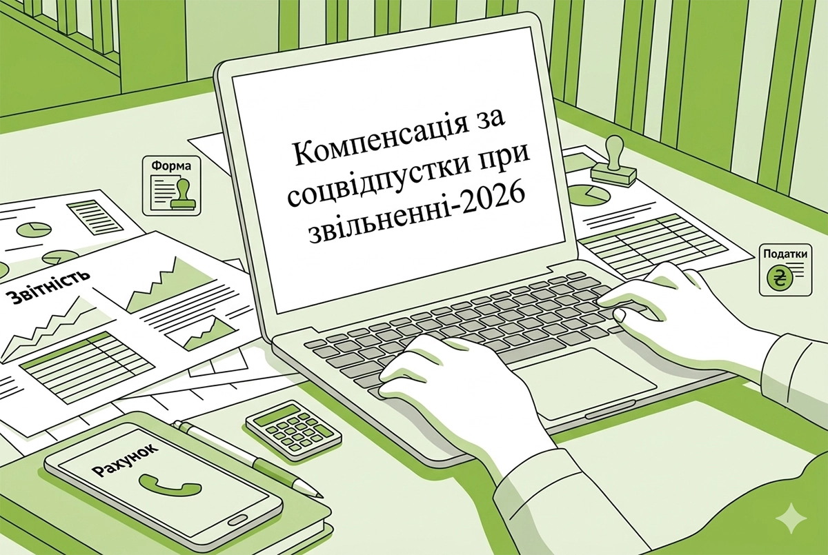 Компенсація за соцвідпустки при звільненні-2026: деталі від Держпраці