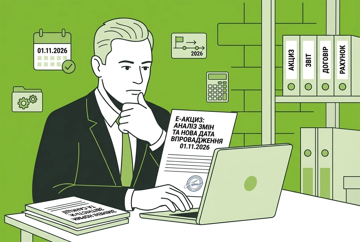 Е-Акциз перенесли на 1 листопада 2026 року: що змінили, який новий графік запуску і до чого готуватися бізнесу