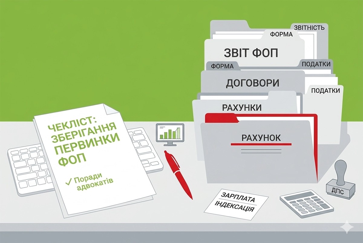 Зберігання первинки ФОПом, якщо не було документальної перевірки: поради адвокатів