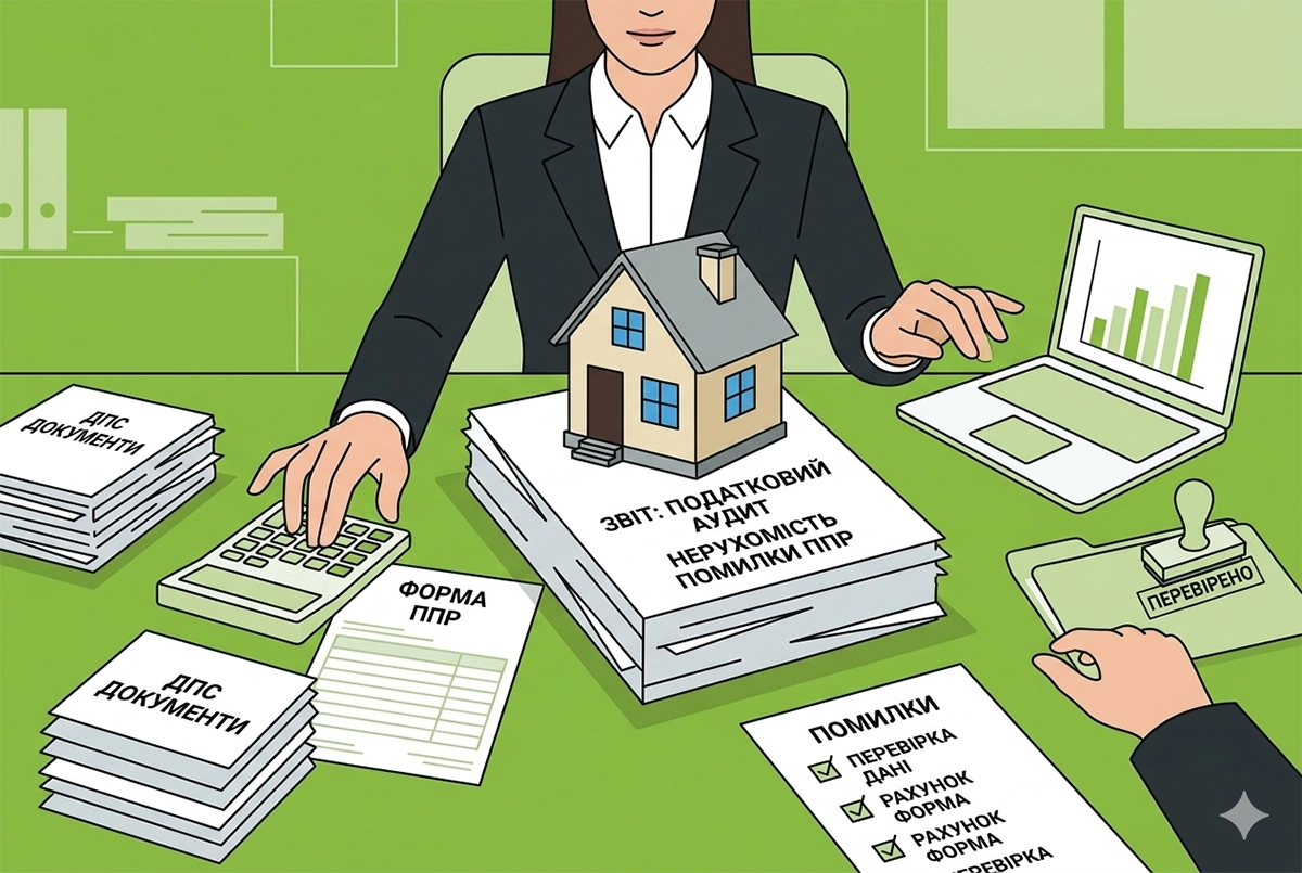 Податковий аудит нерухомості: як виявити помилки в ППР та надіслати документи до ДПС