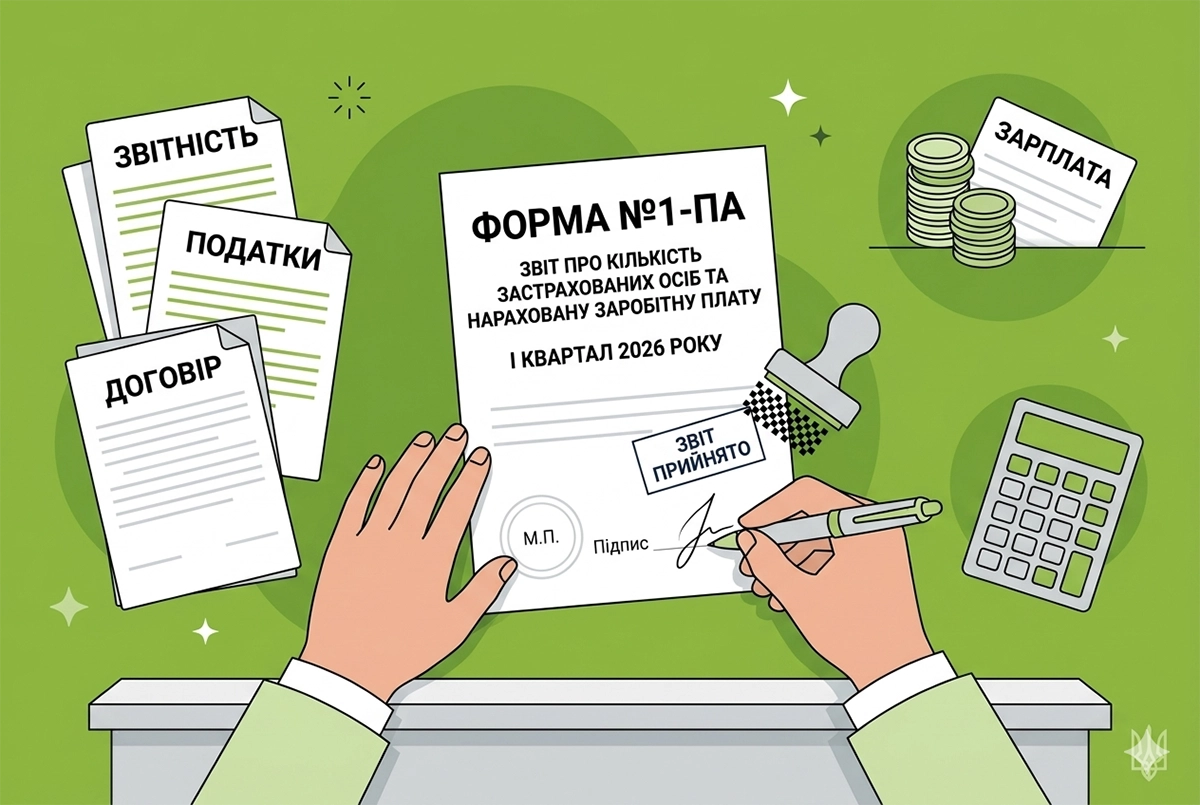 Звітність за формою №1-ПА за І квартал 2026 року: інструкція із заповнення та подання