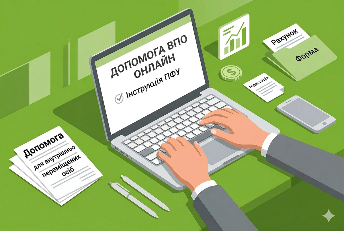 Отримання допомоги на проживання ВПО онлайн: інструкція від ПФУ