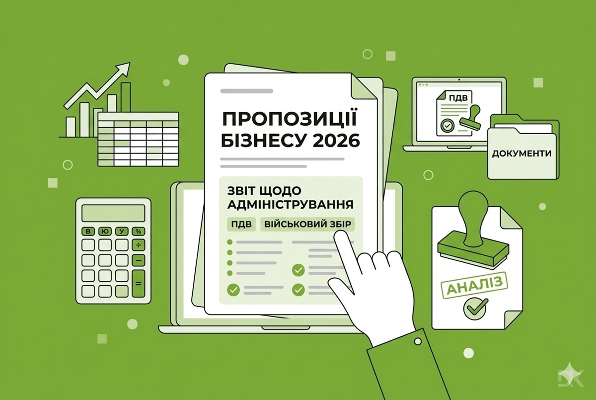 Податковий пакет-2026: аналіз пропозицій бізнесу щодо адміністрування ПДВ та військового збору