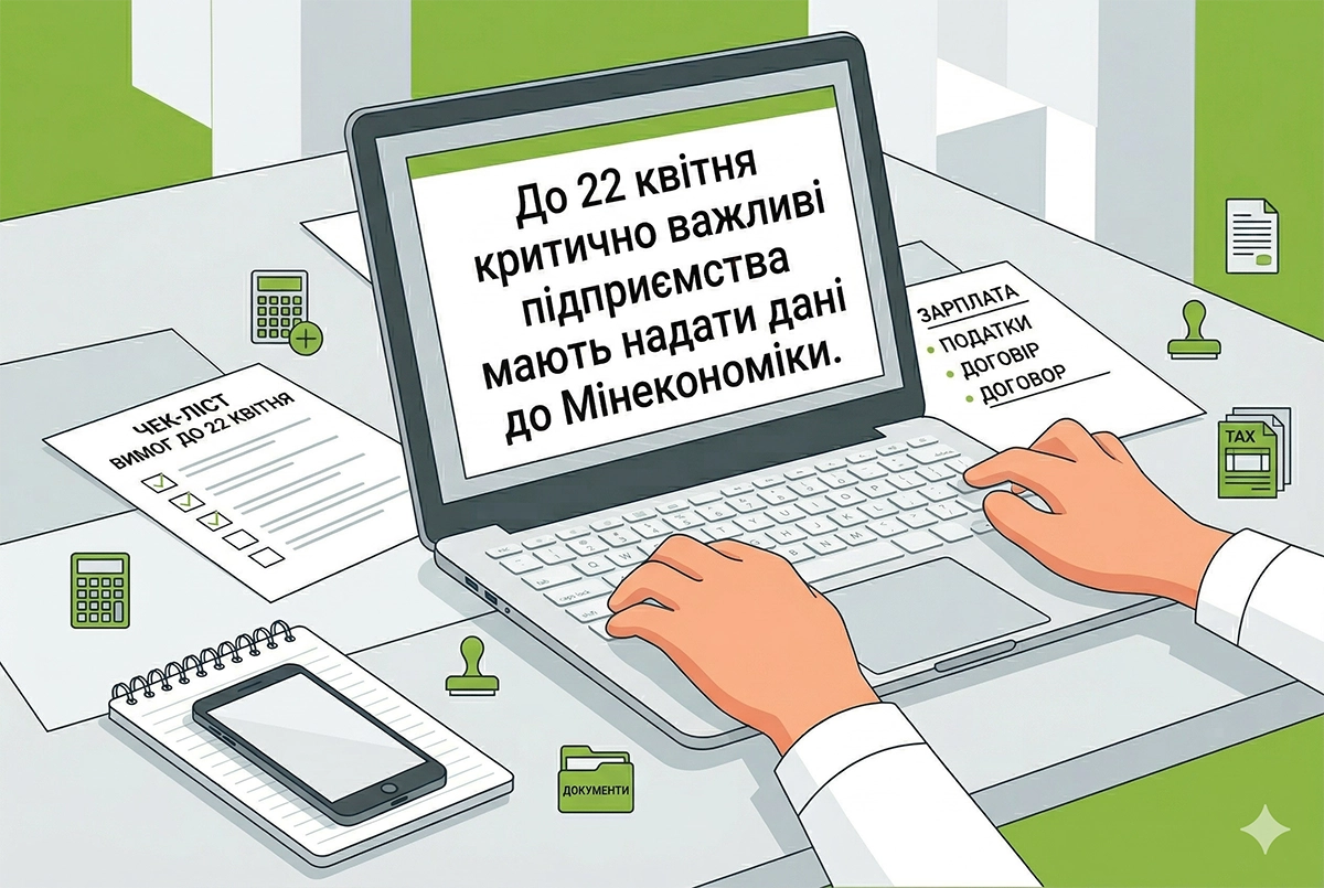 До 22 квітня критично важливі підприємства мають надати нові дані по собі: перелік вимог від Мінекономіки