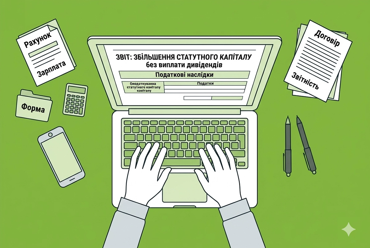Податкові наслідки збільшення статутного капіталу за рахунок нерозподіленого прибутку у 2026 р.: позиція ДПС