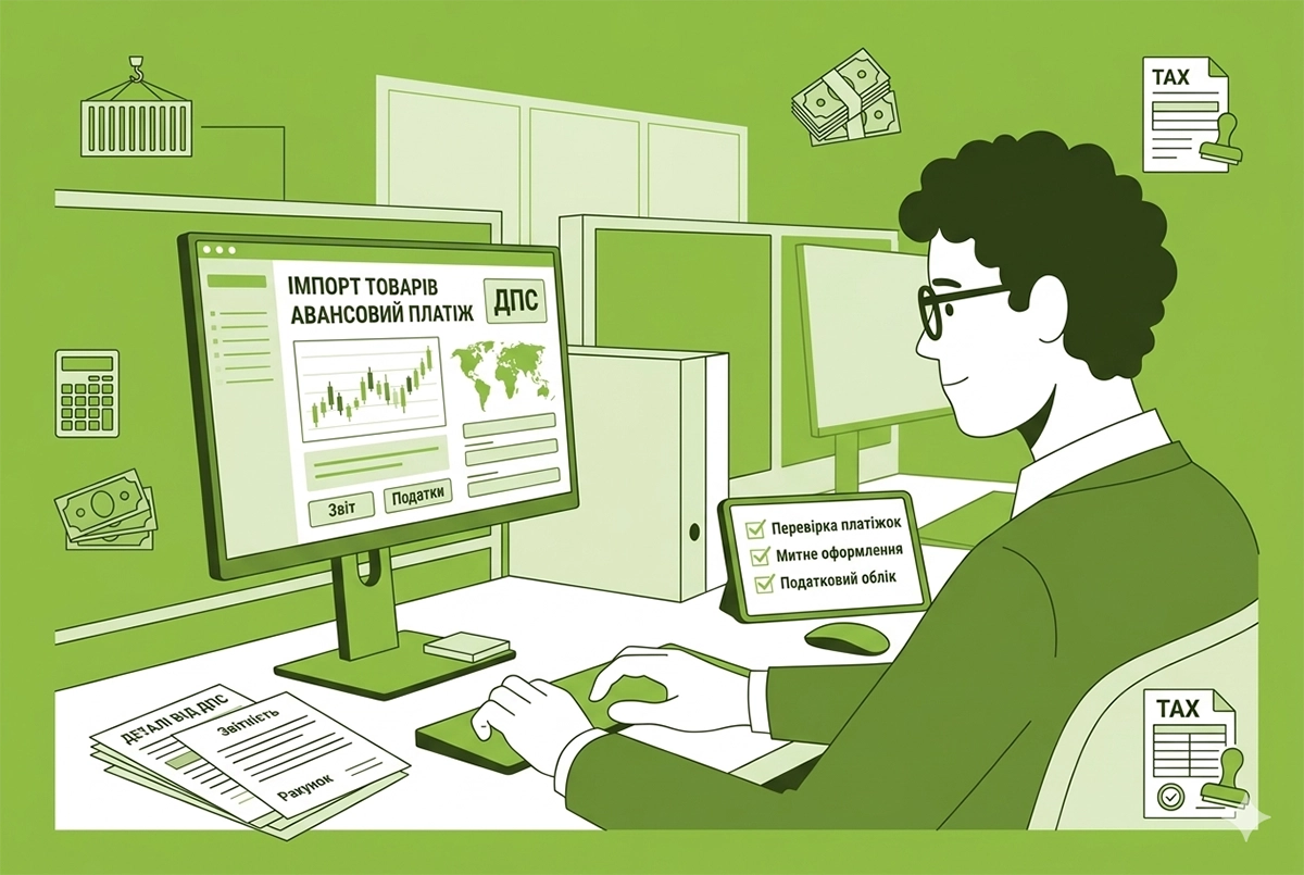 Авансовий платіж за операціями з імпорту товарів: деталі від ДПС