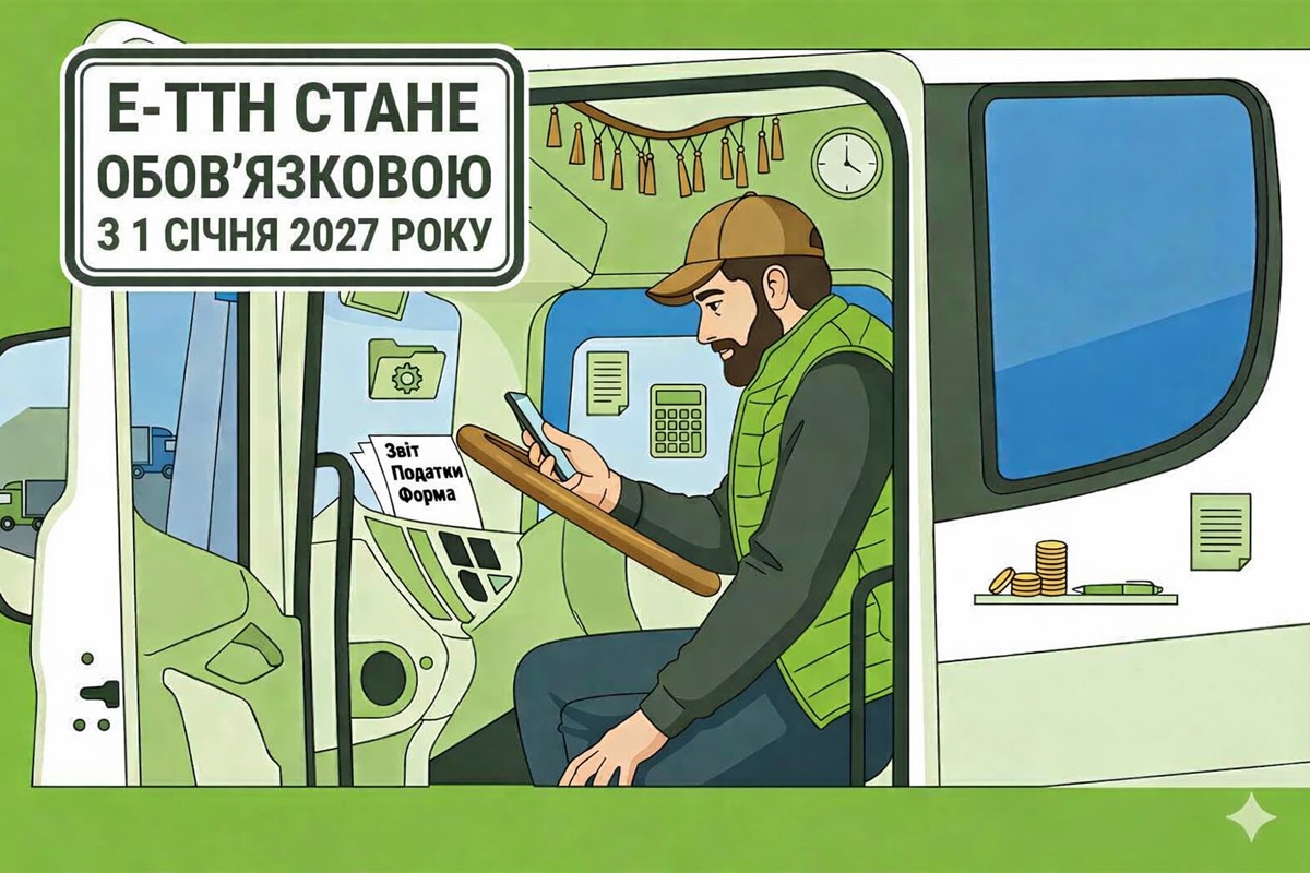 Е-ТТН стане обовʼязковою з 1 січня 2027 року: законопроєкт від Мінрозвитку