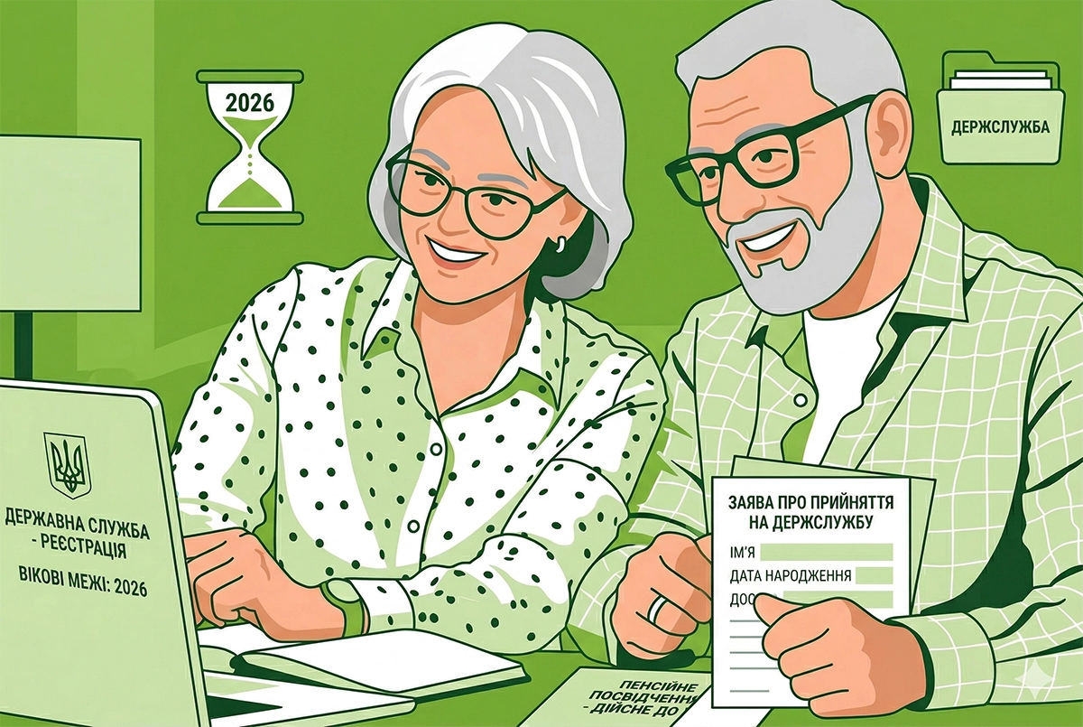 Повернення на держслужбу після пенсії: нові вікові межі для 2026 року