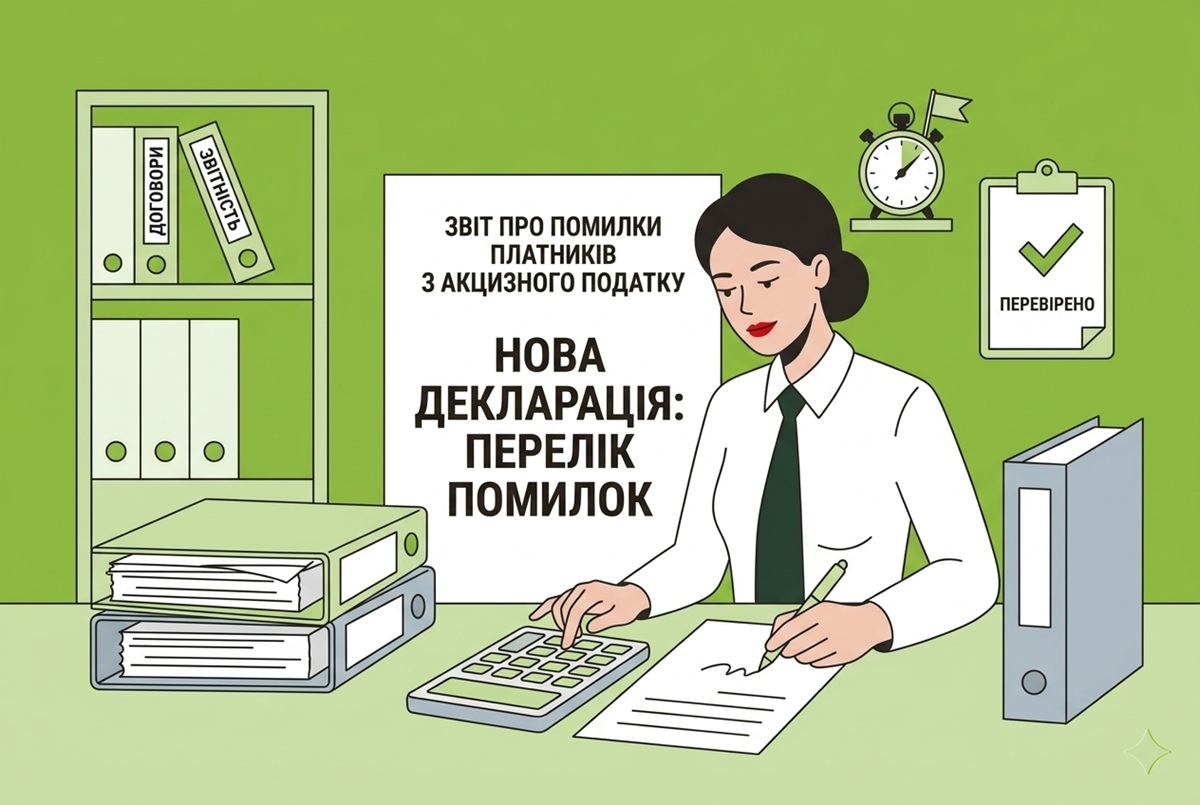 Нова декларація з акцизного податку: перелік помилок платників від ДПС