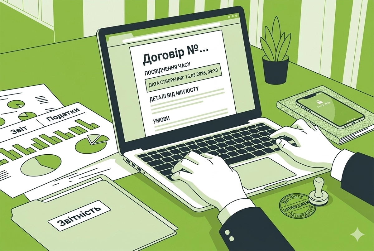 Посвідчення часу як інструмент захисту в договірних спорах: деталі від Мінʼюсту