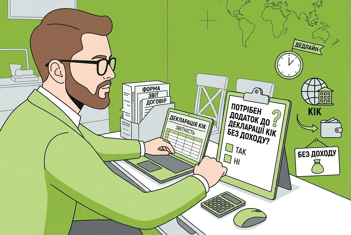 КІК без доходу: чи потрібен додаток до декларації