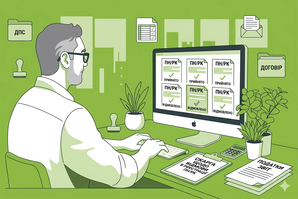 Скарга на рішення про відмову в реєстрації ПН/РК: розʼяснення щодо статусів від ДПС