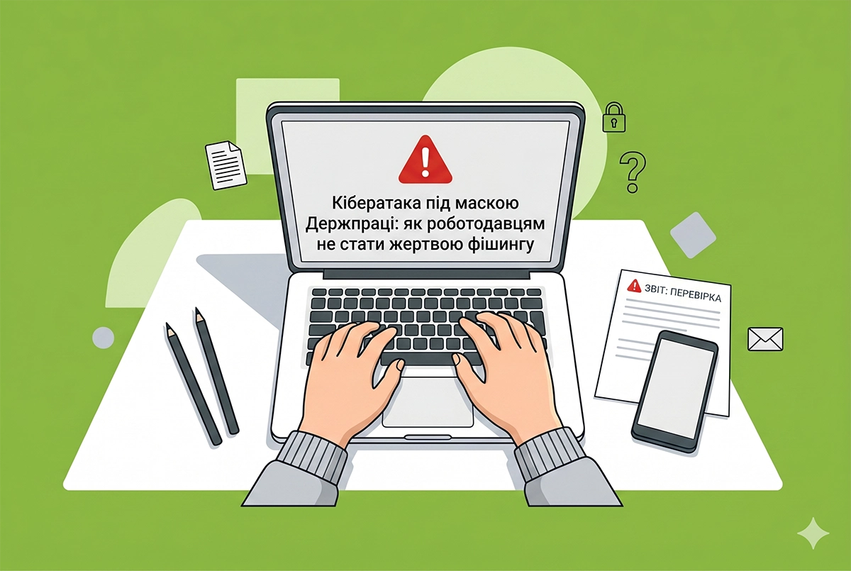 Кібератака під маскою Держпраці: як роботодавцям не стати жертвою фішингу