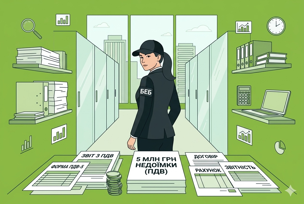 БЕБ виявило податкові недоїмки з ПДВ на суму понад 5 млн грн: результати нової справи 