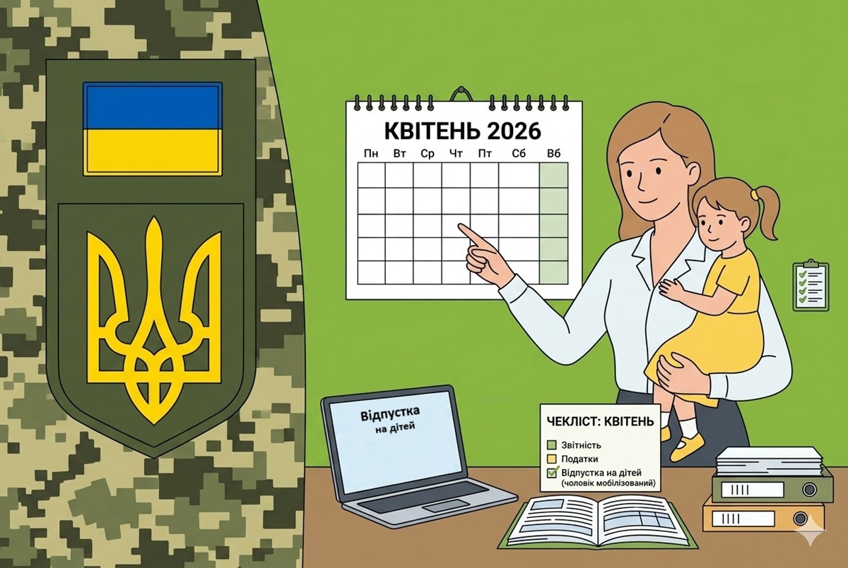 Додаткова відпустка на дітей працівниці, якщо чоловік мобілізований: деталі від Держпраці 