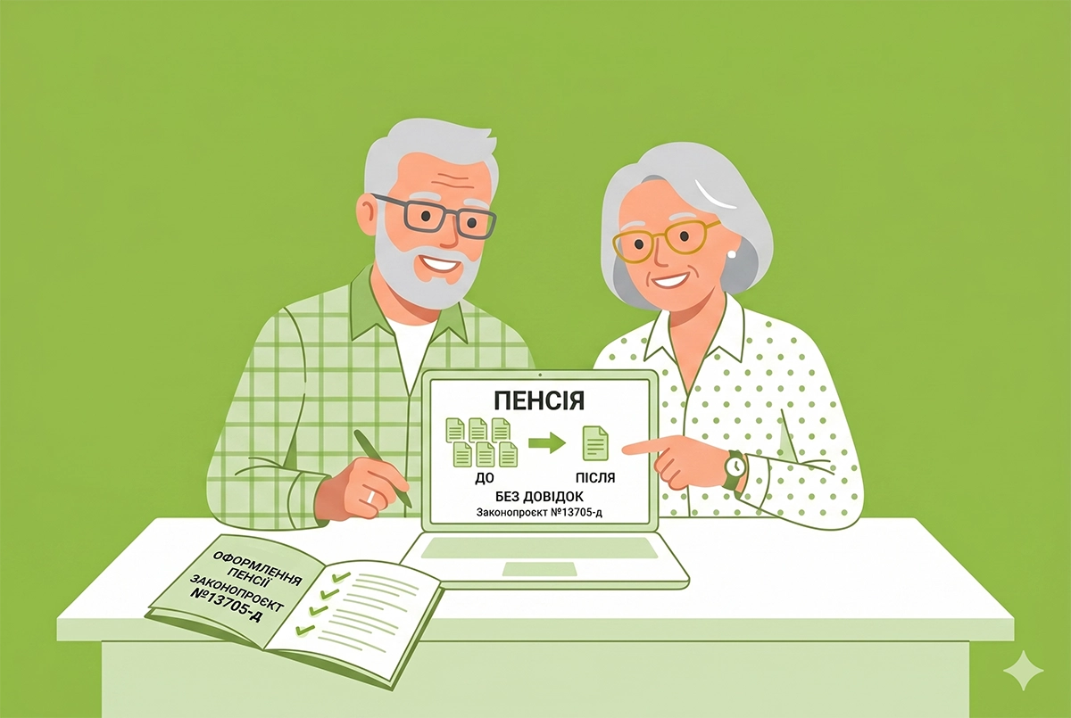 Пенсія без зайвих довідок: що змінює законопроєкт №13705-д