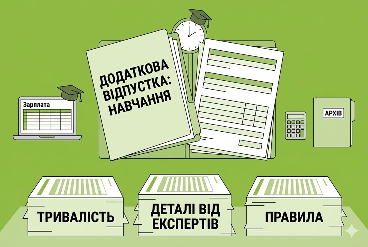 Тривалість додаткової відпустки у зв’язку з навчанням: деталі від експертів