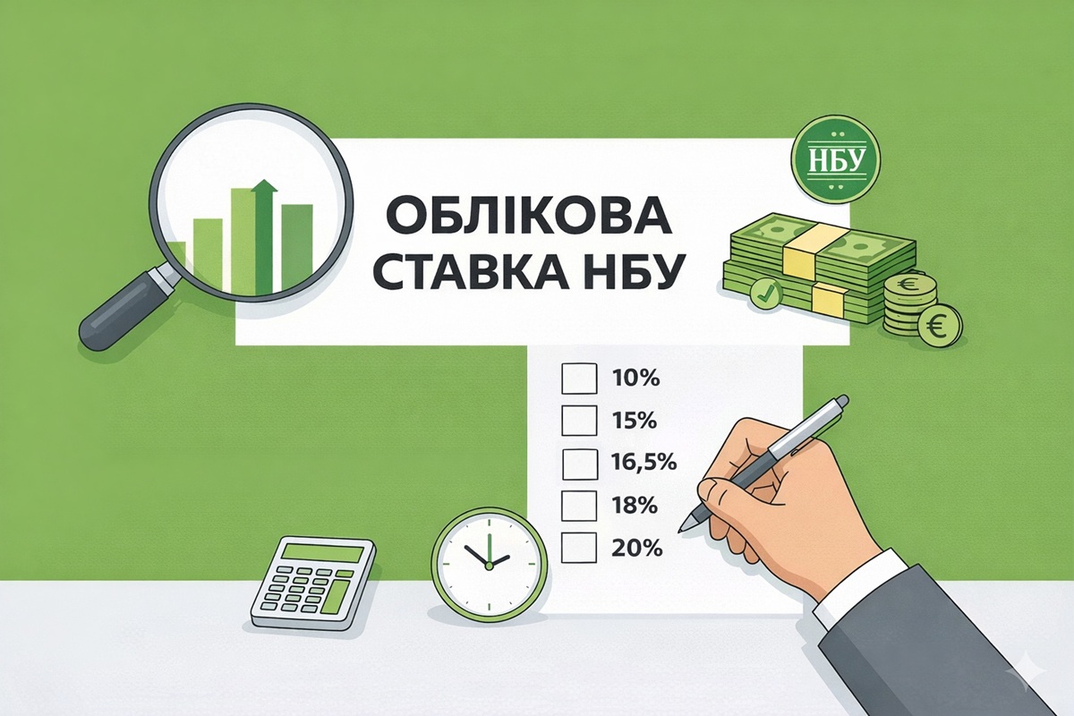 З 1 травня 2026 року облікова ставка НБУ залишається незмінною на рівні 15%