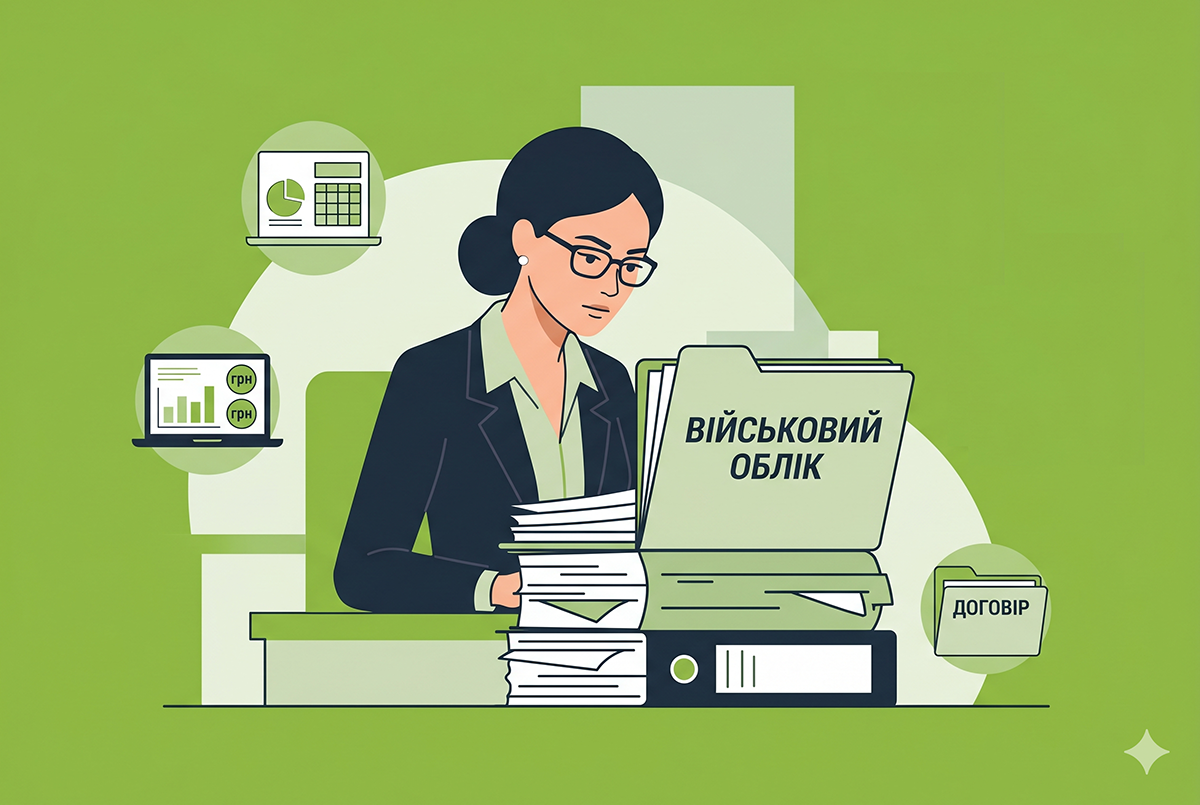 Бухгалтер може відповідати за військовий облік на підприємстві. Поради експерта, як це оформити у 2026 р.