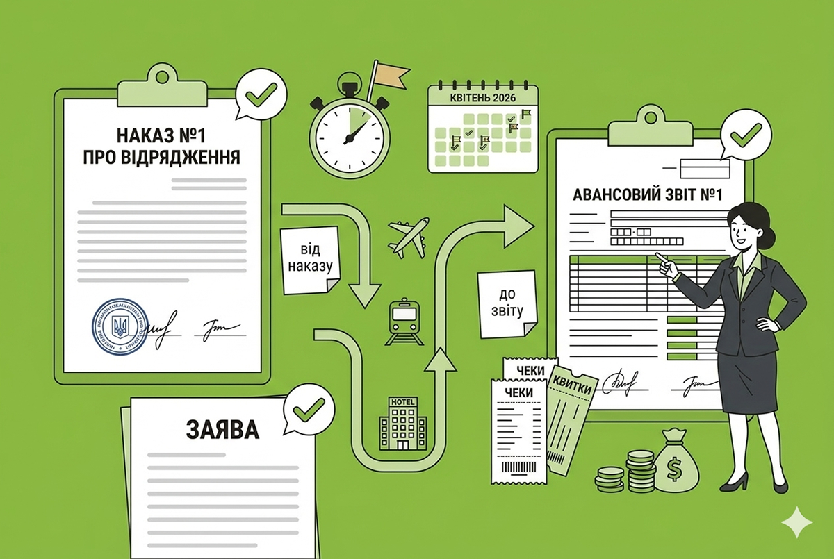 Службове відрядження – 2026: від наказу до звіту (+ зразки заповнення усіх потрібних документів)