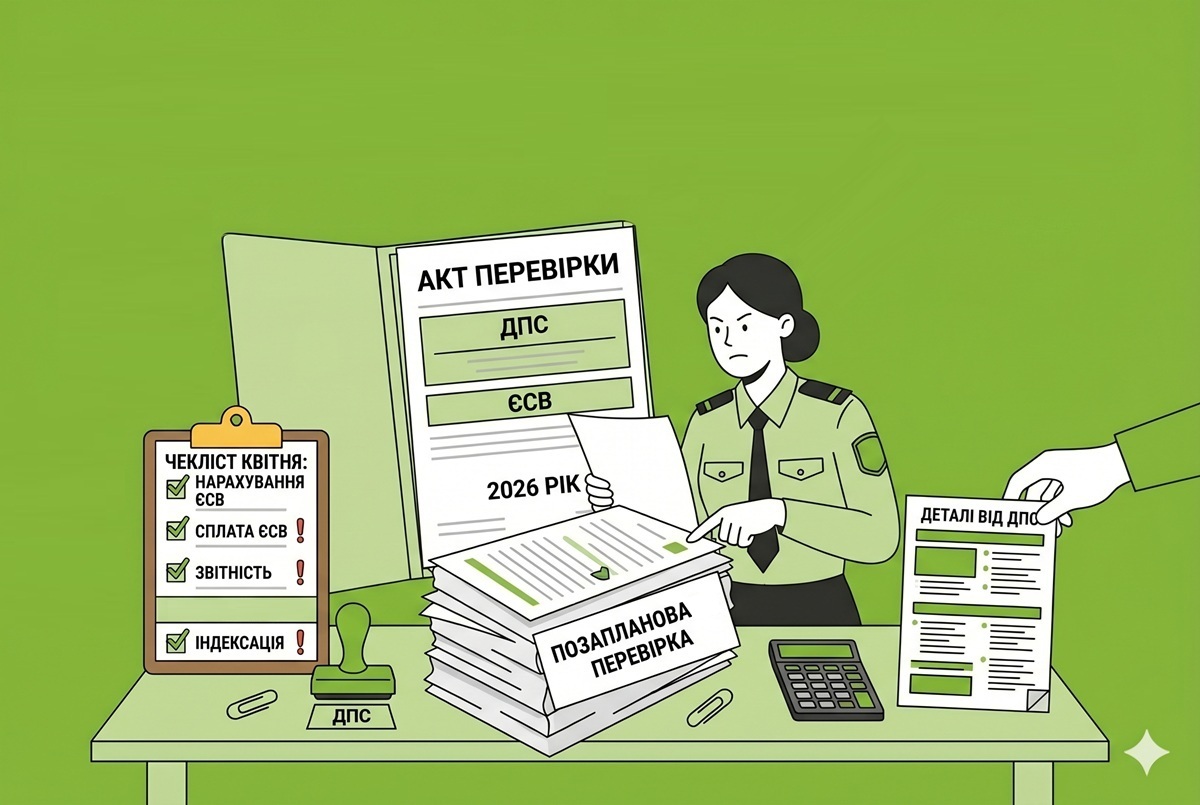 Позапланова перевірка ДПС з питань ЄСВ-2026: деталі від ДПС