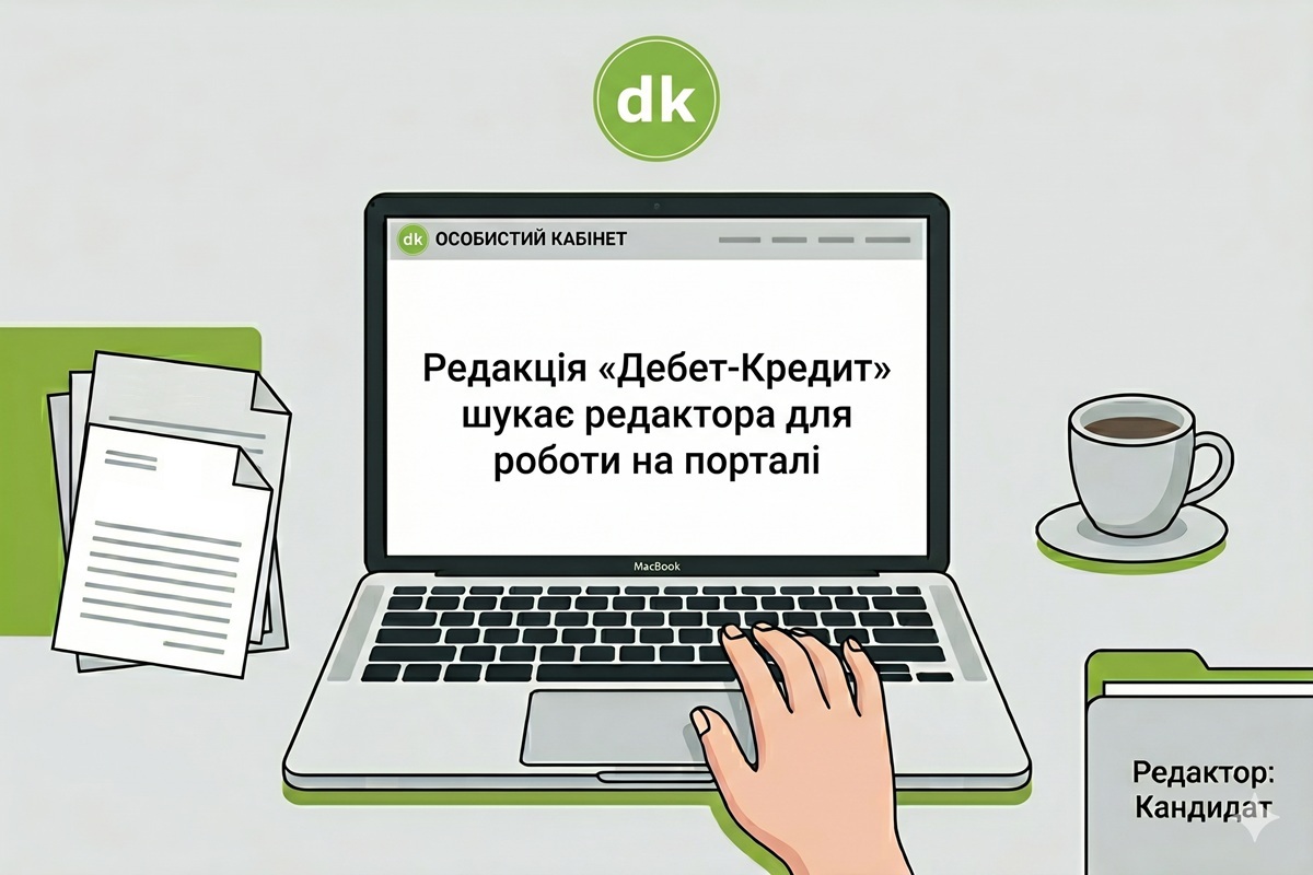 Редакція «Дебет-Кредит» шукає редактора для роботи на порталі