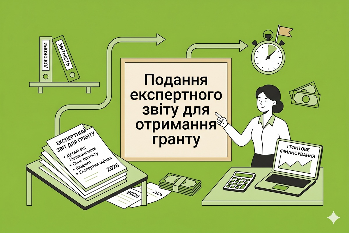 Подання експертного звіту для отримання гранту: деталі від Мінекономіки