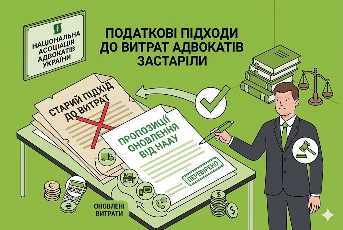 Податкові підходи до витрат адвокатів застаріли: пропозиції оновлення від НААУ