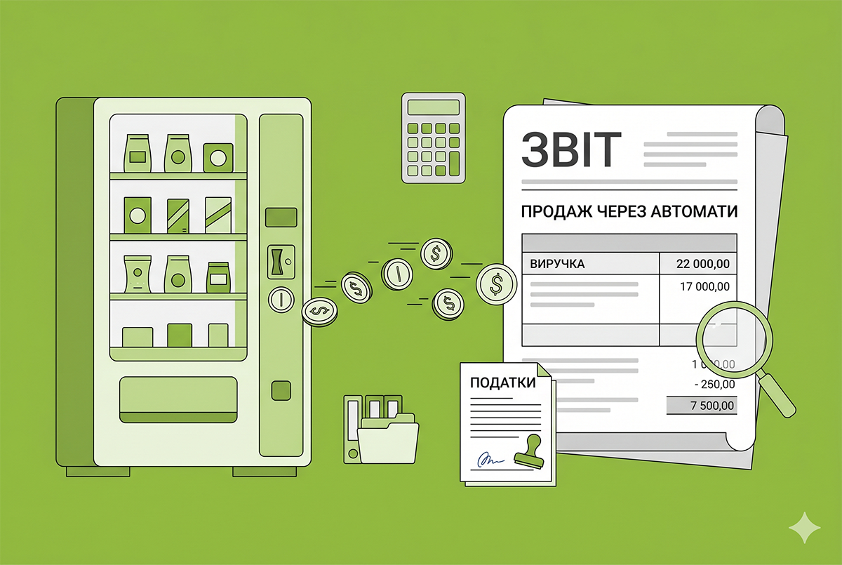 Продаж товарів через торговельні автомати: як визнавати дохід