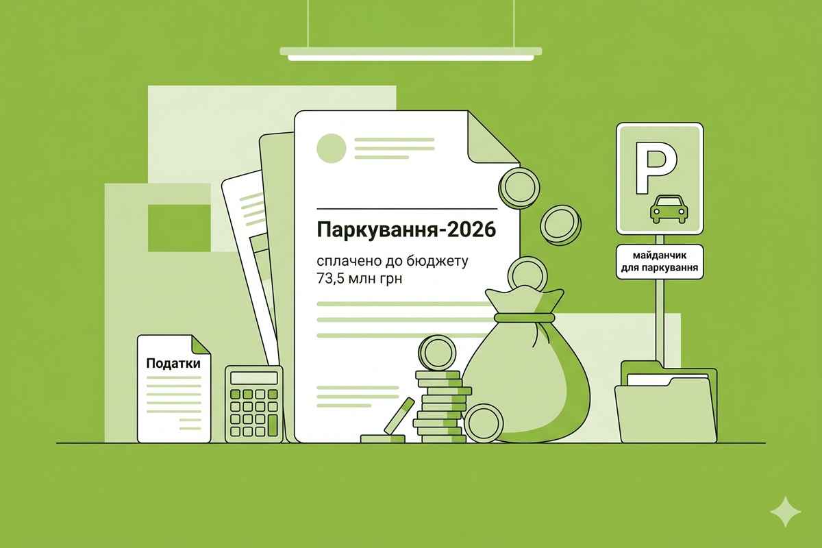Паркувальний збір-2026: сплачено до бюджету 73,5 млн грн