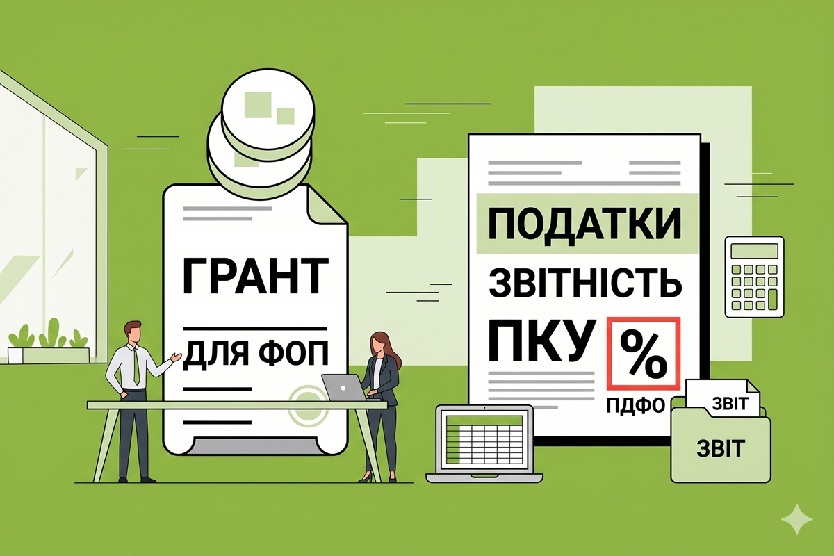 Отримання гранту у 2026 році: які податкові наслідки для ФОПів