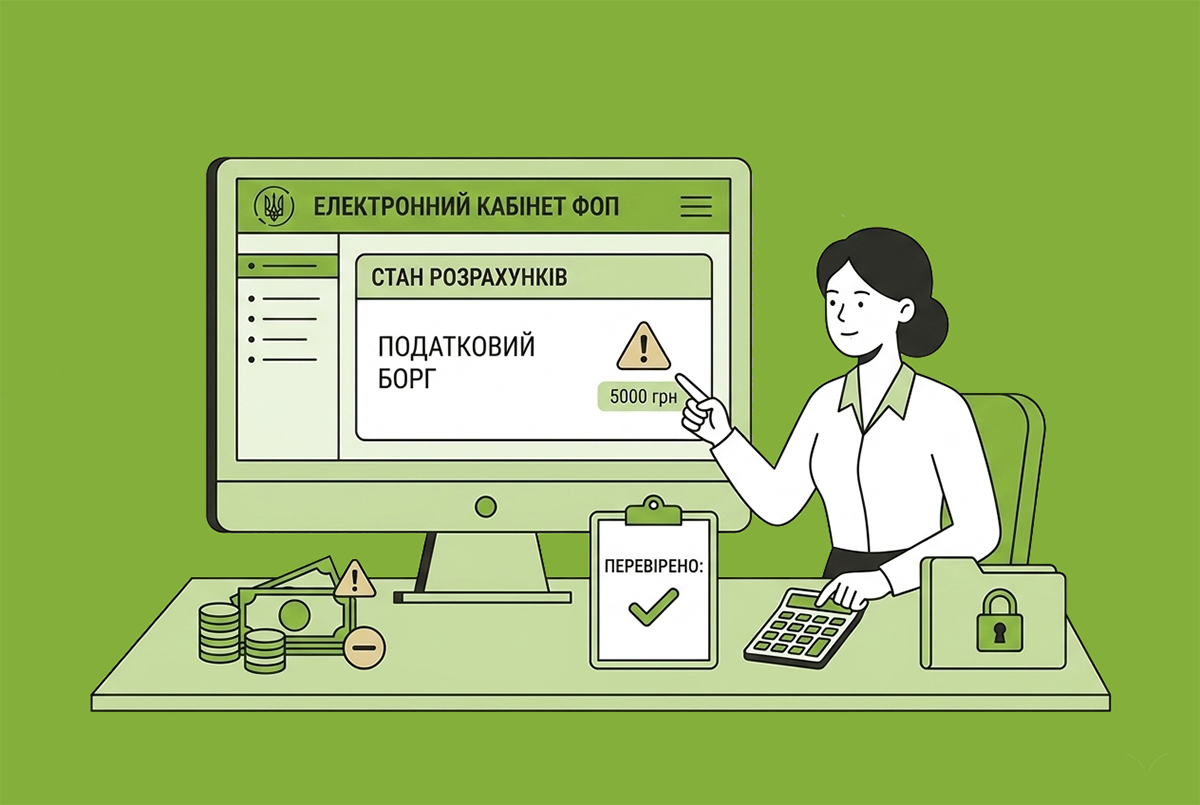 Перевірте податкові борги у Е-кабінеті: чому сплачений податок може стати для ФОПа проблемою