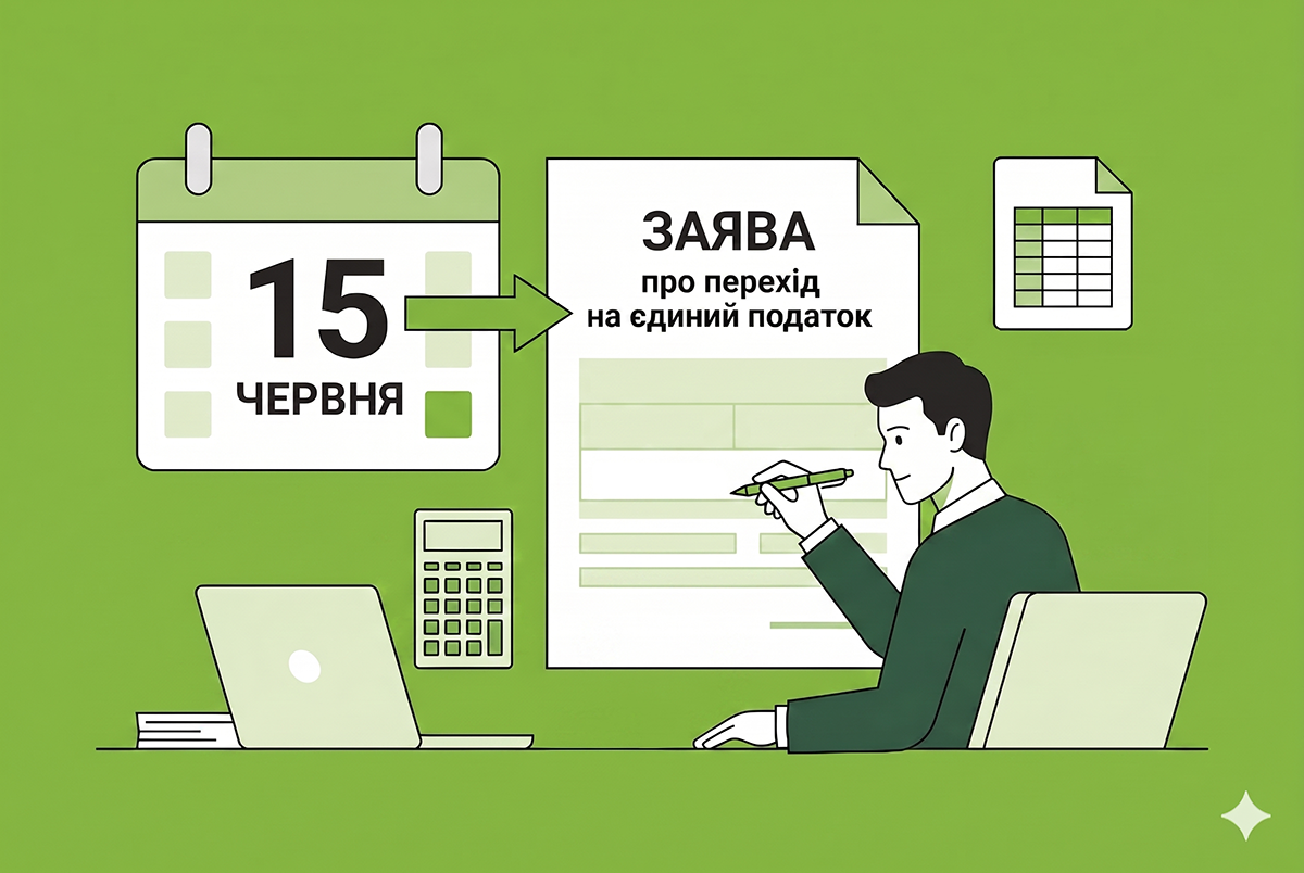 15 червня – останній день подання заяви про перехід на ЄП з IІІ кварталу 2026 року