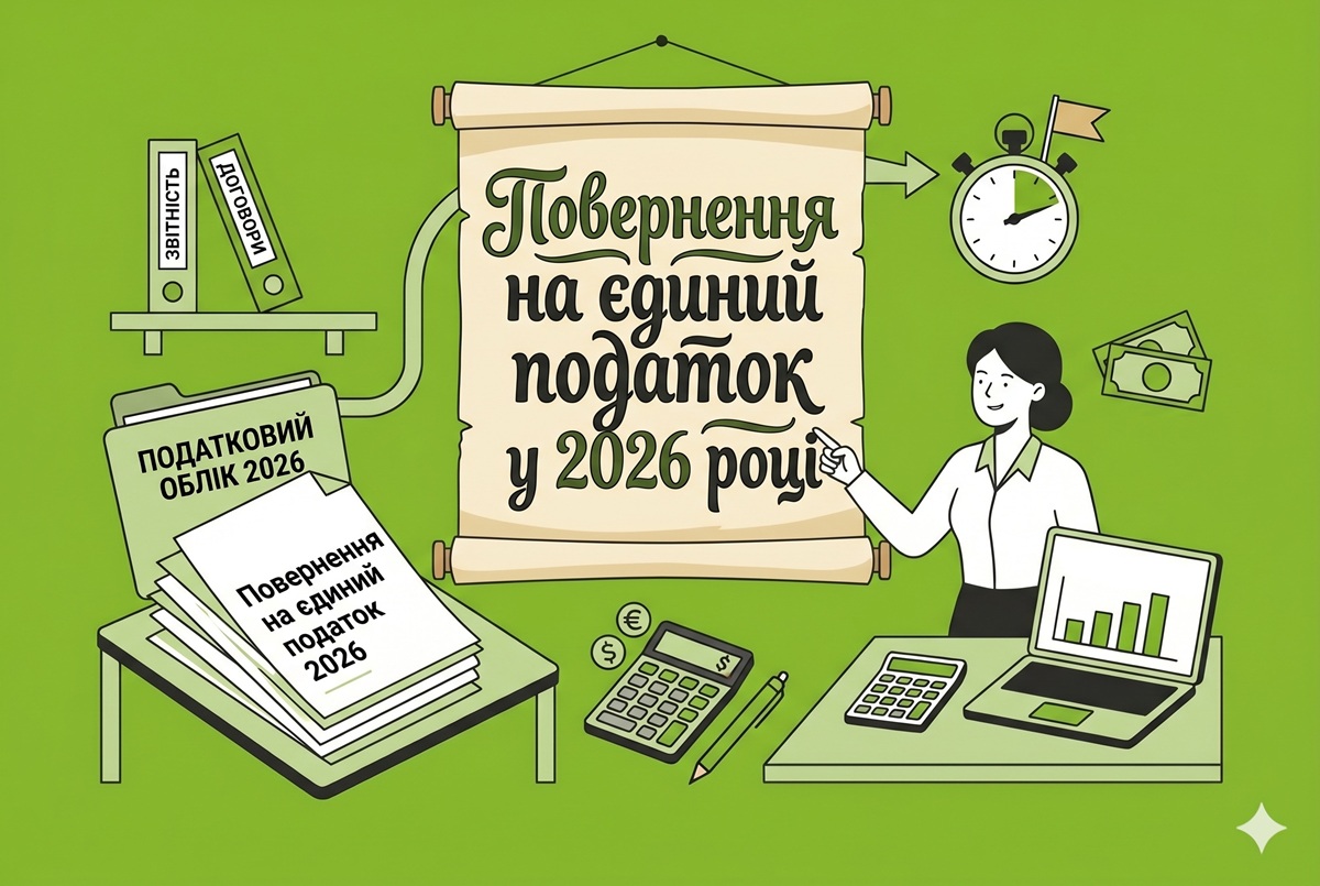 Повернення на єдиний податок у 2026 році: що потрібно знати ФОПу