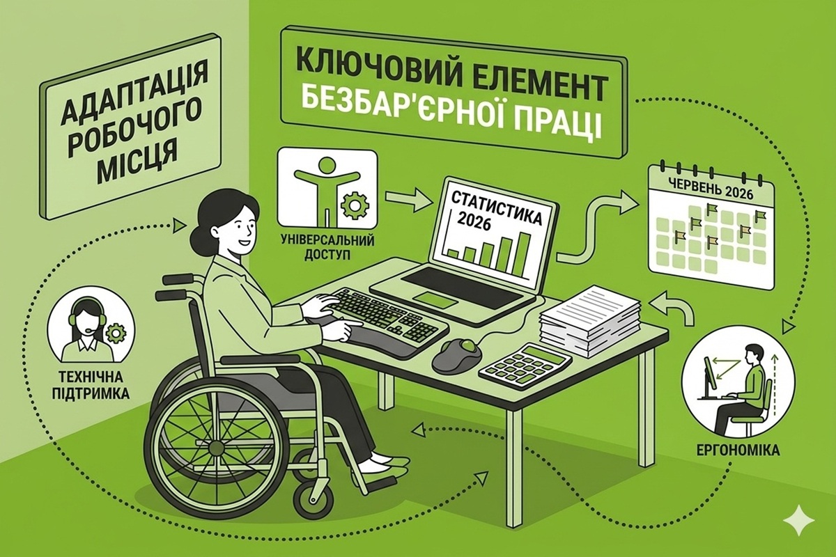  Адаптація робочого місця – ключовий елемент безбар’єрної праці