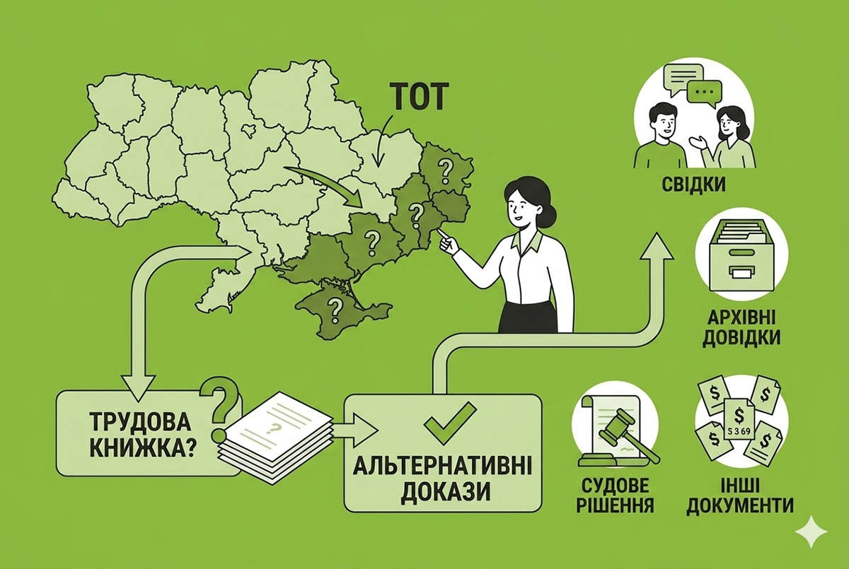 Підтвердження періодів роботи на підприємствах з ТОТ: алгоритм дій від ПФУ