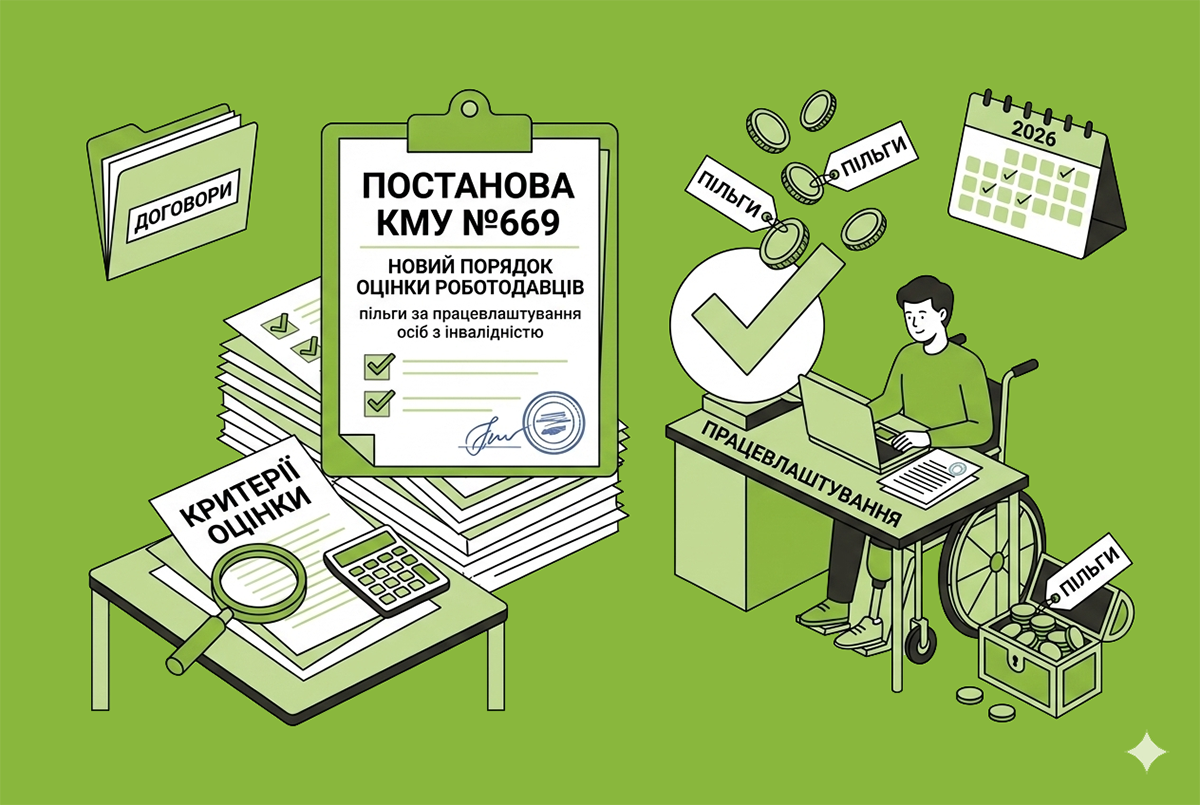 Новий порядок оцінки роботодавців для пільг за працевлаштування осіб з інвалідністю: постанова КМУ №669